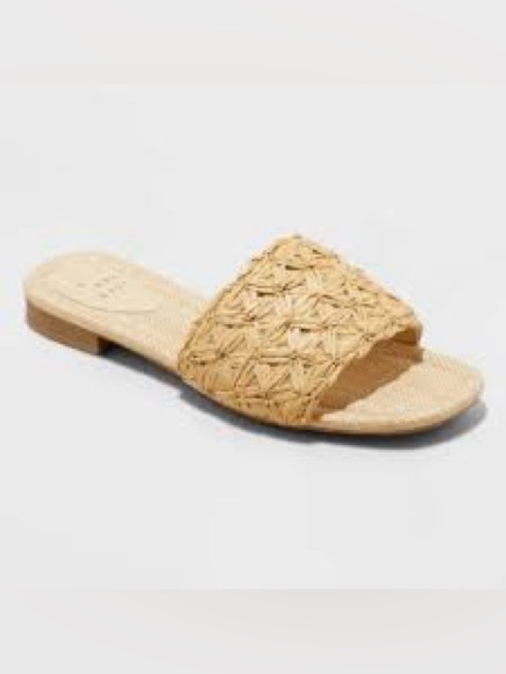 a new day Woven Slide Sandal in Beige